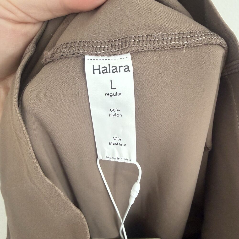 Halara Light Brown UltraSculpt Flared Compression Leggings - Picture 7 of 8